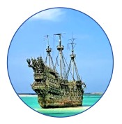 alt"animation pirate"; "kermesse pirate" alt"bateau de pirate" alt"arbre de noël pirate"
