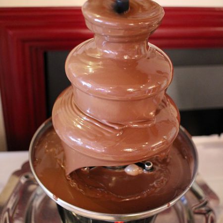 alt" stand fontaine au chocolat"